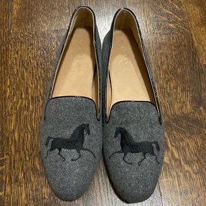 J.Crew Addie Gallop Horse Loafers